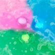 Szivárvány színű fürdőbomba szett (10db)