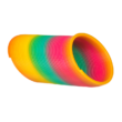 Slinky lépcsőn lépegető rugó - szivárvány színű