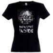 Monster Inside fekete női póló
