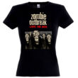 Zombie Outbreak fekete női  póló