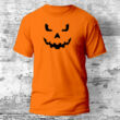 Töklámpás mintás Halloween póló narancssárga színben