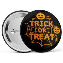 Trick or Treat Halloween kitűző