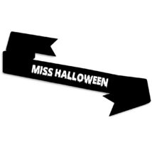 Miss Halloween vállszalag