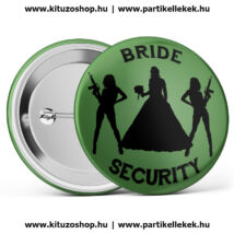 Bride Security kitűző zöld