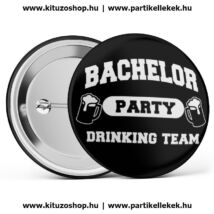 Legénybúcsú kitűző, bachelor party drinking team
