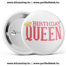 Birthday Queen szülinapi kitűző