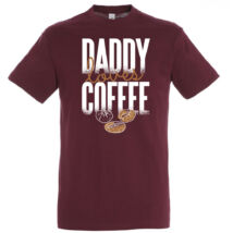 Daddy loves coffee póló több színben