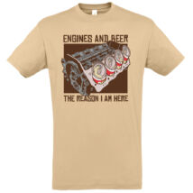 Engines and beer póló több színben