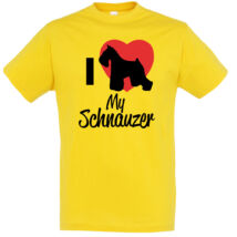 I love my schnauzer póló több színben
