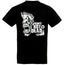 Punks Not Dead feliratos póló