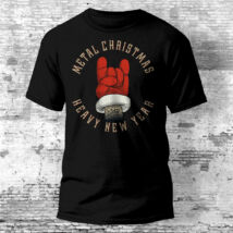 Metal Christmas and Heavy New Year póló több színben