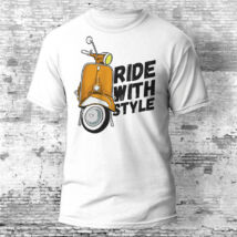 Ride with style robogós póló több színben