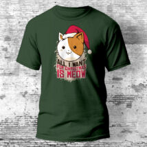 Meow Christmas póló, több színben