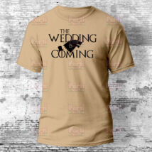 Wedding is coming legénybúcsú póló több színben