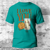 I Love You sütis-tejes póló több színben