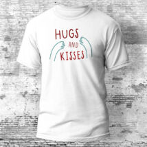 Hugs and Kisses Valentin-napi póló