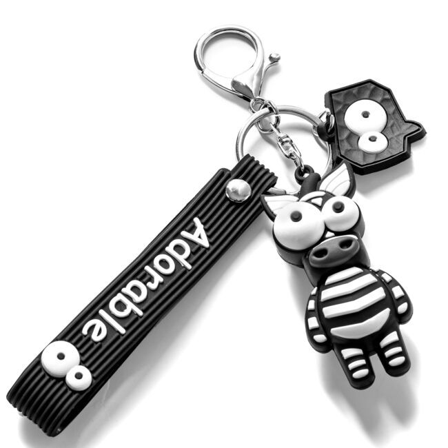 3D kulcstartó Zebra