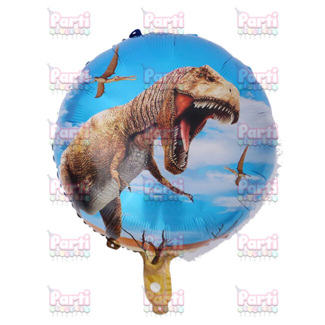 T-rex Dinoszaurusz mintás fólia lufi 45cm