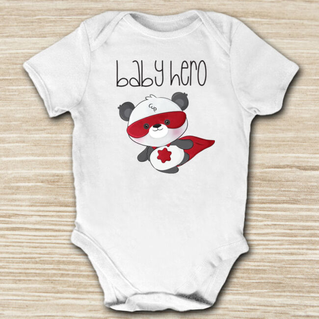 Baby Hero - vicces pandás baba body