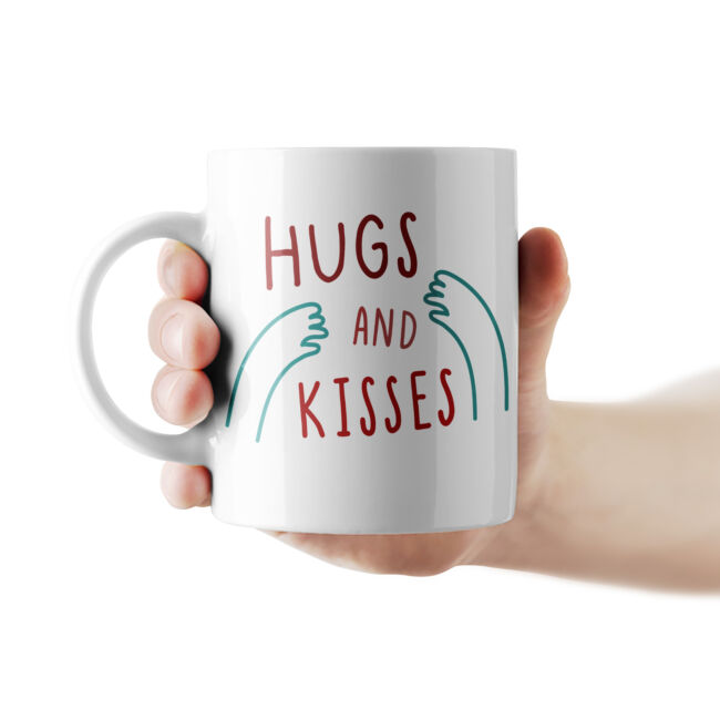 Hugs and Kisses bögre