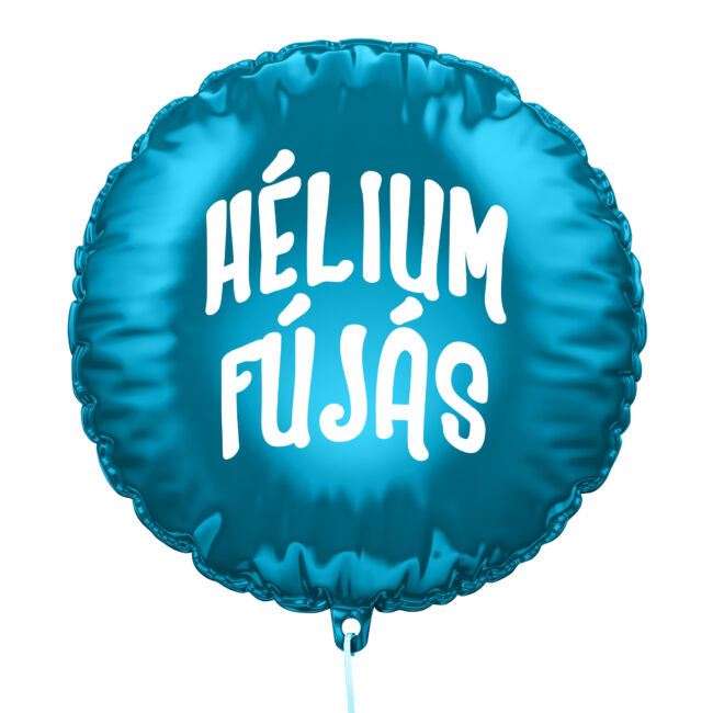 Hélium fújás 18 inches (45cm) fólia lufiba 