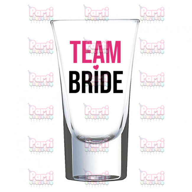 Team Bride lánybúcsú felespohár