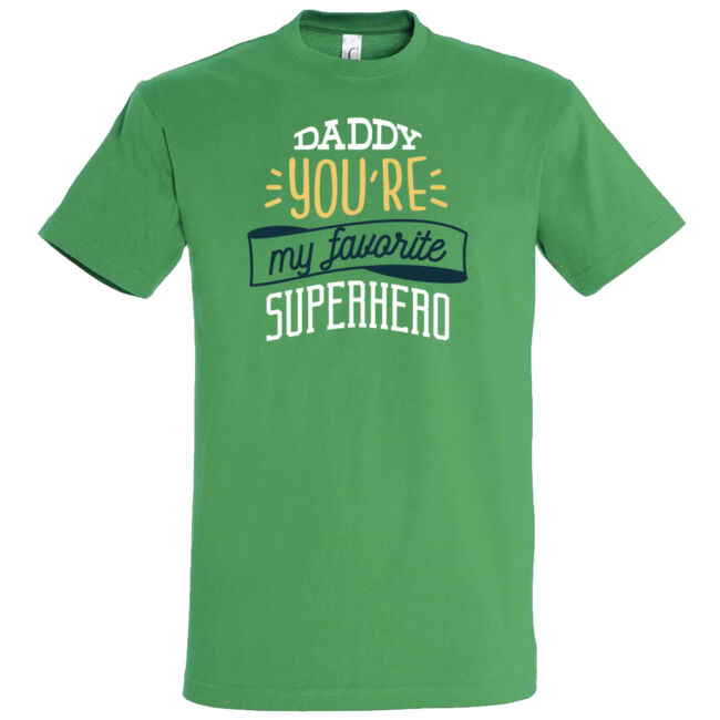 Daddy favourite superhero póló több színben