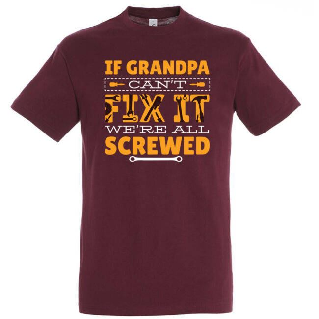 Grandpa fix it póló több színben