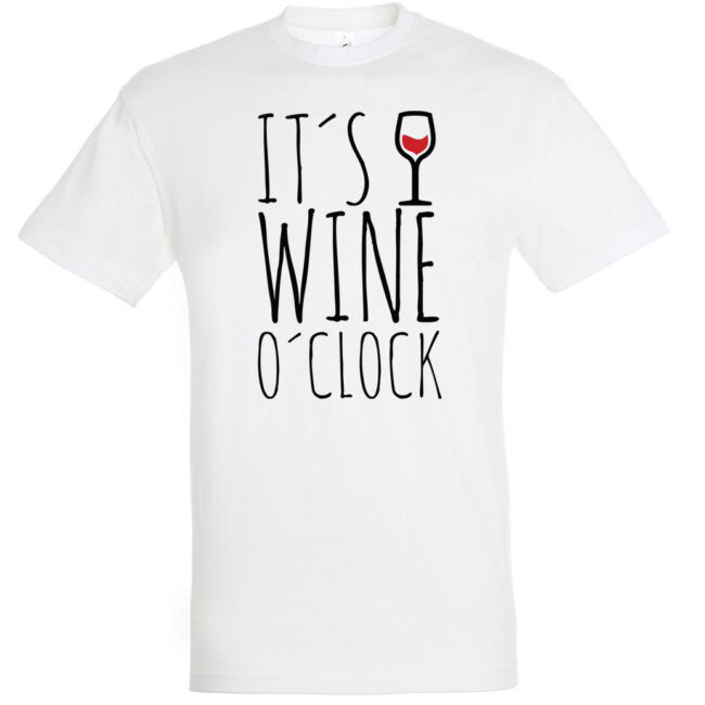 It's wine o'clock póló több színben