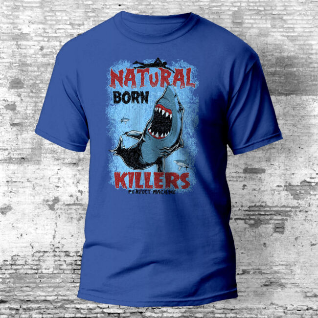Natural Born Killers cápás póló több színben