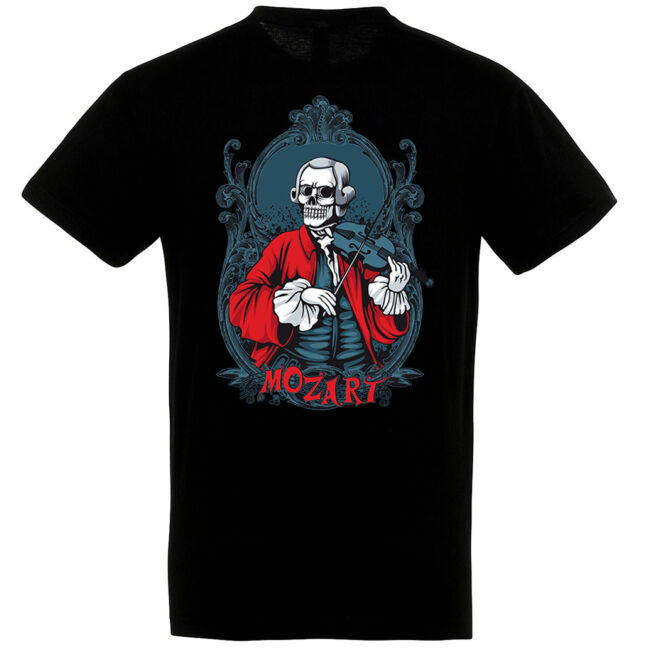 Mozart Horror fekete póló
