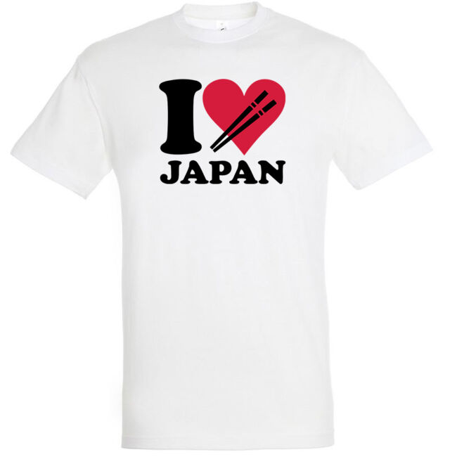 I love Japan Evőpálcikás póló