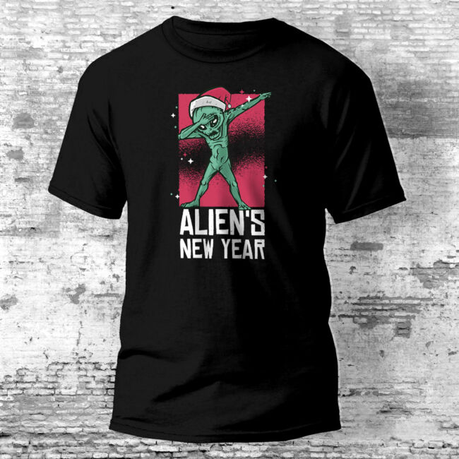 Aliens New Year póló, több színben