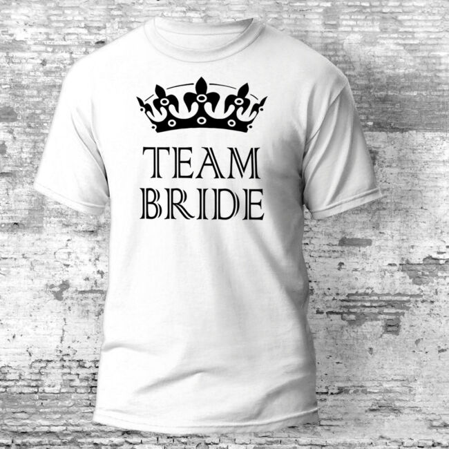 Team Bride póló lánybúcsúra több színben a kísérőknek