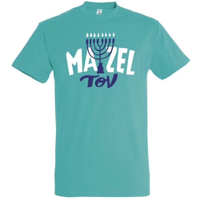 Mazel Tov feliratos vallásos póló