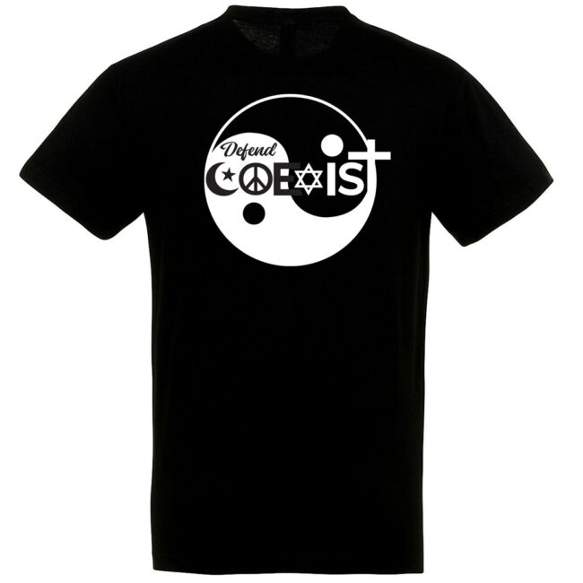 Defend Coexist feliratos vallásos póló