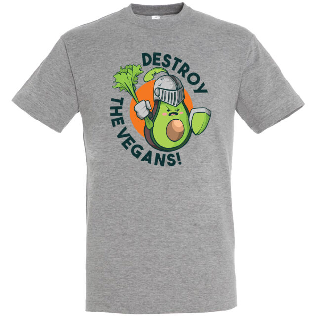 Destroy The Vegans póló, több színben