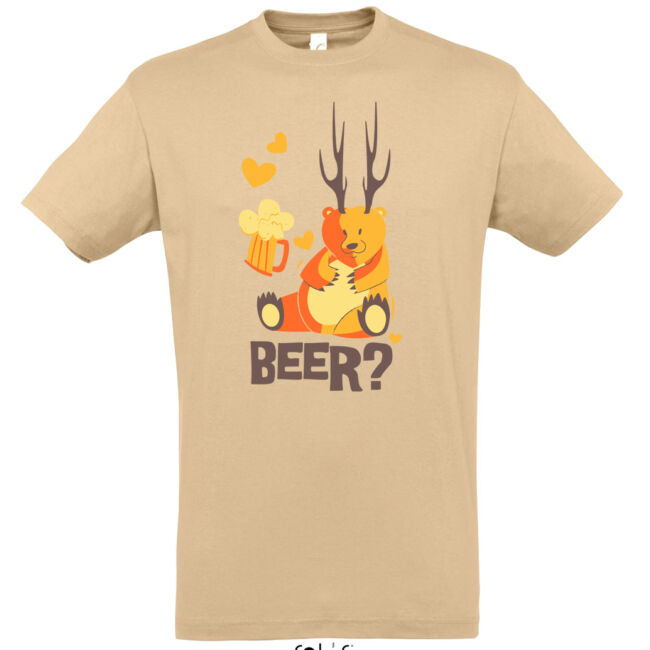 Beer or Deer sörös mackó póló több színben
