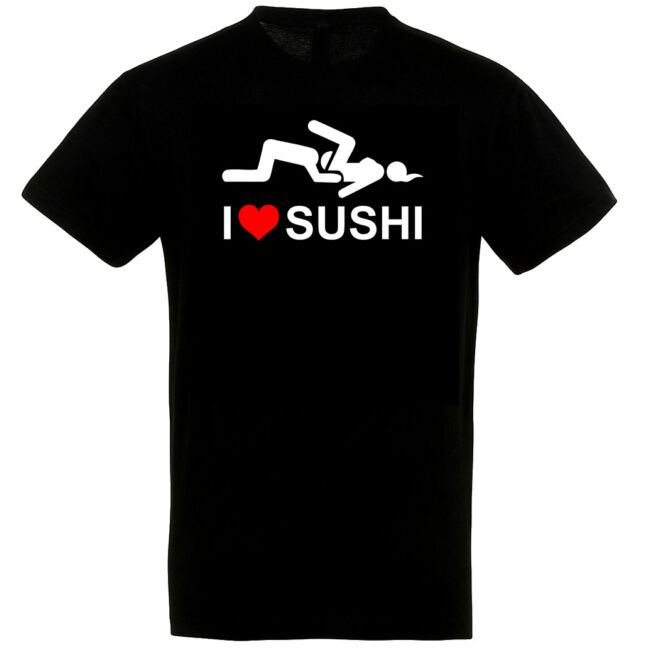 I Love Sushi póló több színben
